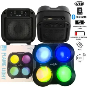 Parlante Bluetooth RGB Gts 1835