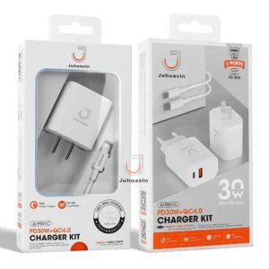 Cargador TIPO C-IPhone JU-PR01C PD 30W+QC 4.0