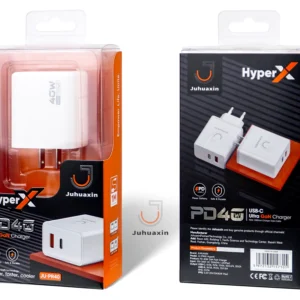 Cargador tipo c a tipo c JU-PR40 HyperX GaN PD 40W