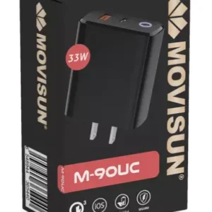 Cargador tipo c 33 Watts Movisun M-90UC