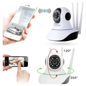 Cámara De Seguridad 360 Wifi 3 Antenas